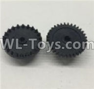 Wltoys 18405 Parts-The first and The second level gear(Total 2pcs),Wltoys 18405 RC Crawler Car Spare Parts Replacement Accessories,1:18 18405 4wd RC rock racing car Parts,On Road Drift Racing Truck Car Parts